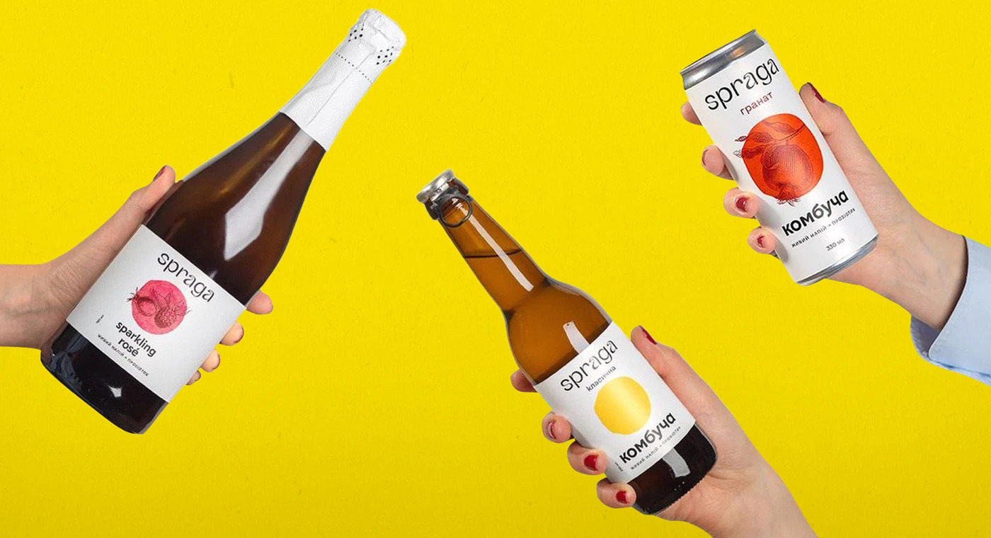 Spraga kombucha ad campaign