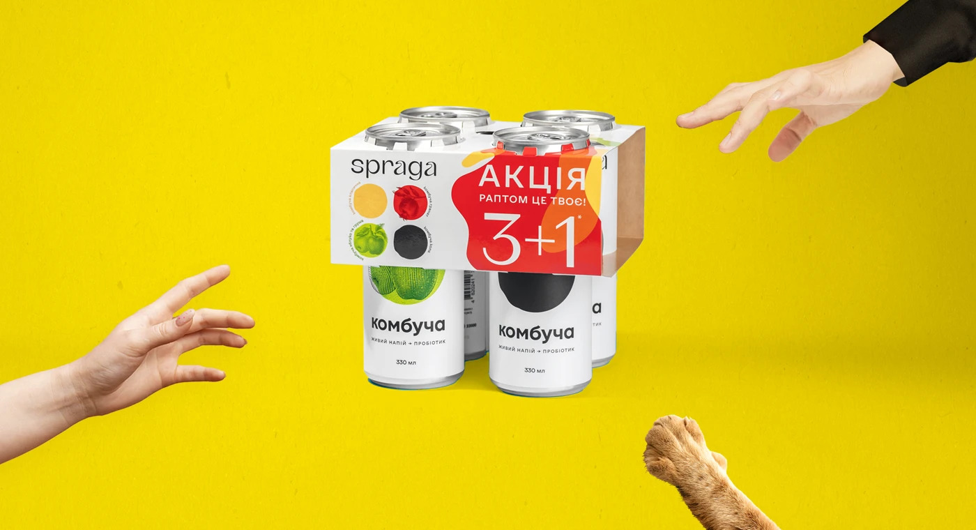 Spraga kombucha ad campaign