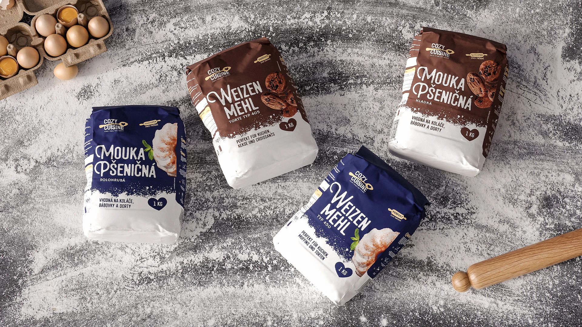 Packaging design for flour