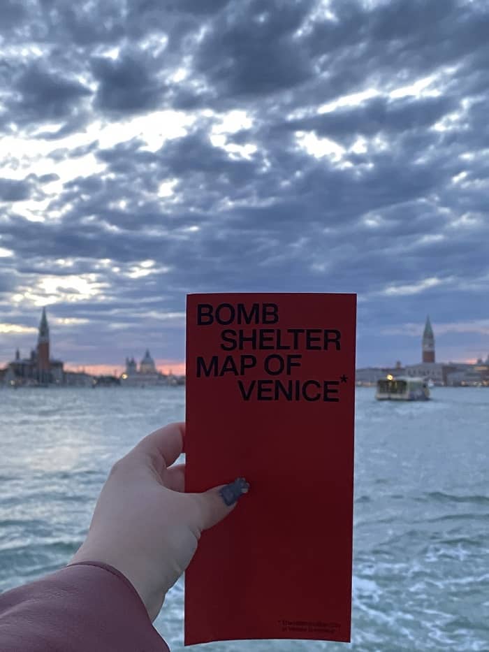 <strong>Bomb shelter map of Venice</strong>