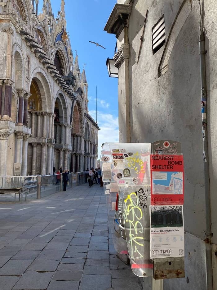 <strong>Bomb shelter map of Venice</strong>